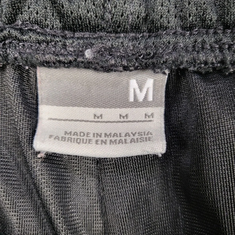 Vintage Nike Mens Y2K Black Mesh Athletic‎ Track Pants Size Medium